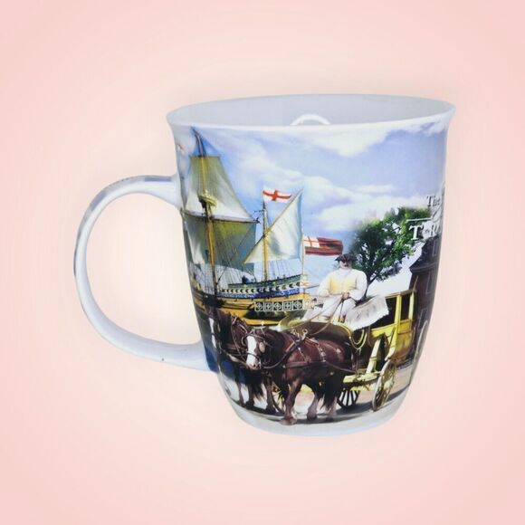 Historic Triangle Williamsburg Jamestown Yorktown Coffee Tea Mugs Vtg - Picture 4 of 9